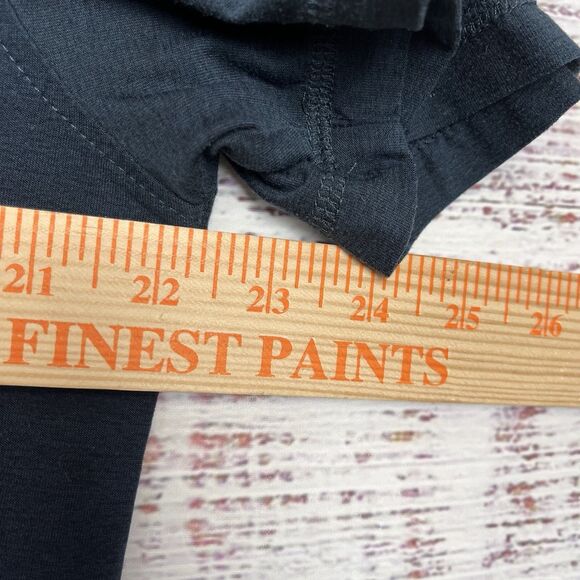 Vuori Strato Tech Shirt Mens XL Navy Blue Heather Performance Crewneck Athletic - Picture 7 of 8